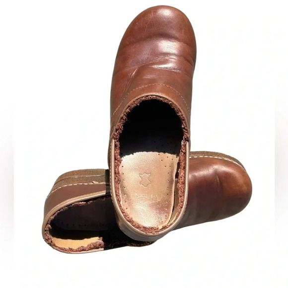 Dansko Professional All Day Slip On Clogs Genuine Leather Arch Support Womens 9 - Picture 3 of 10